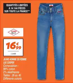 Netto LEE COOPER Jeans homme ou femme offre