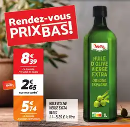 Netto Netto Huile d'olive vierge extra offre