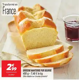 Netto Brioche Nanterre Pur Beurre offre