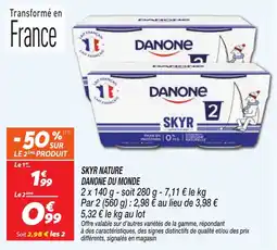 Netto DANONE SKYR NATURE offre