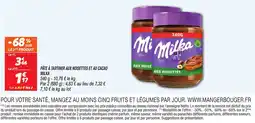 Netto Milka Pâte à tartiner aux noisettes et au cacao offre