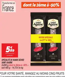 Netto SAINT Agaune SPÉCIALITÉ DE VIANDE SÉCHÉE offre
