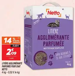 Netto Netto Litière Agglomérante Parfumée offre