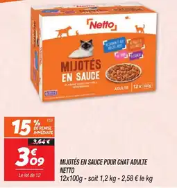 Netto Netto Mijotés en sauce offre