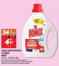 Netto BONUX Lessive liquide détachante offre