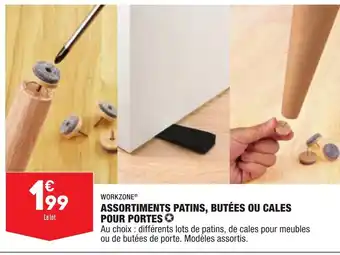 Assortiment Patins, Butées ou Cales Pour Portes