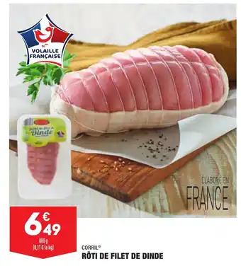 ALDI Rôti de filet de dinde offre