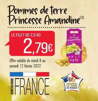 Match Pommes de terre princesse amandine offre