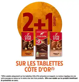 Intermarché Hyper CÔTE D'OR tablettes offre