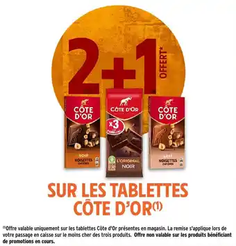 CÔTE D'OR tablettes
