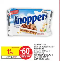 Intermarché Hyper STORCK Knoppers offre