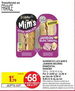 Intermarché Hyper SODEBO les Mim's offre