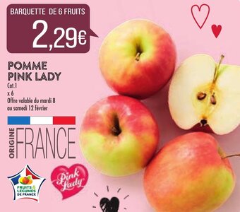 Match Pomme pink lady offre