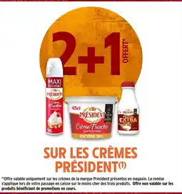 Intermarché Hyper PRÉSIDENT Crème Fraîche offre