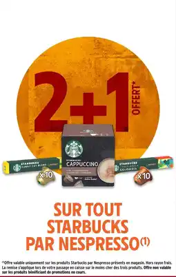 Intermarché Hyper Starbucks cappucino offre