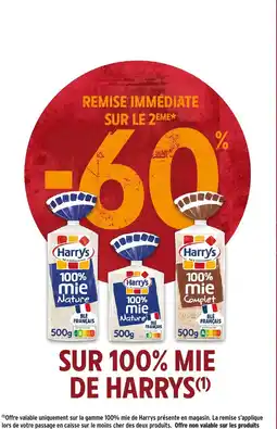 Intermarché Hyper Harrys 100% mie offre