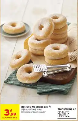 Intermarché Hyper DONUTS AU SUCRE offre