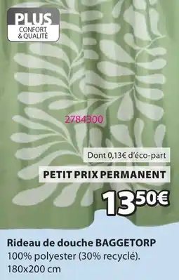 JYSK BAGGETORP Rideau de douche offre