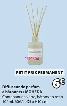 JYSK MOHEDA Diffuseur de parfum à bâtonnets offre
