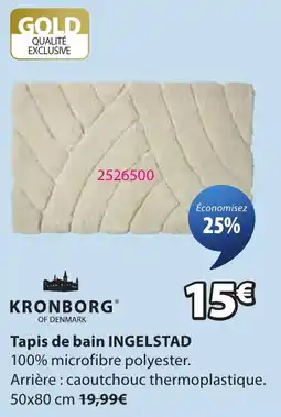 JYSK KRONBORG Tapis de bain INGELSTAD offre