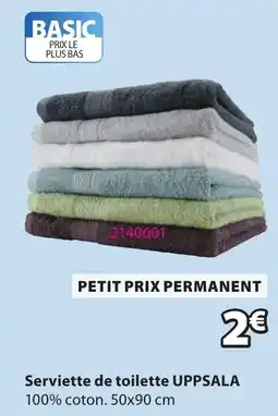 JYSK UPPSALA Serviette de toilette offre