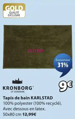 JYSK KRONBORG Tapis de bain KARLSTAD offre