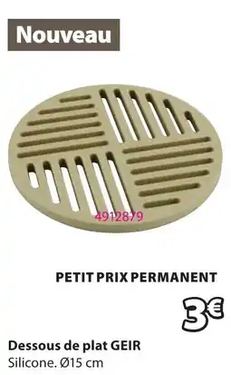 JYSK GEIR Dessous de plat offre