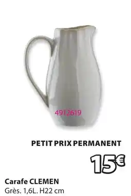 JYSK CLEMEN Carafe offre