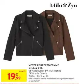 Intermarché Hyper MILA & ZYA VESTE PERFECTO FEMME offre