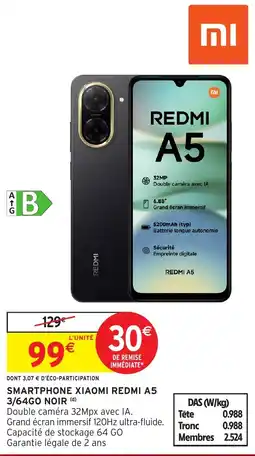 Intermarché Hyper XIAOMI REDMI A5 offre