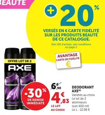 AXE DEODORANT