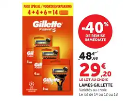 Maximarché Gillette Lames offre
