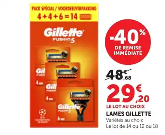 Gillette Lames