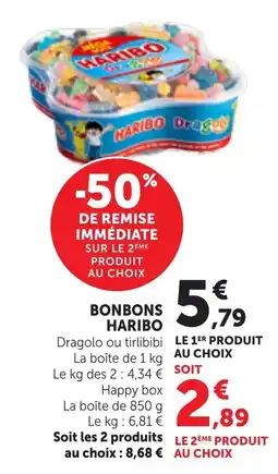 Maximarché HARIBO Bonbons offre