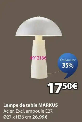 MARKUS Lampe de table