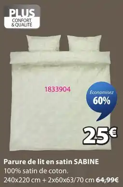 JYSK SABINE Parure de lit en satin offre