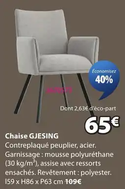 JYSK GJESING Chaise offre
