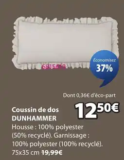 JYSK DUNHAMMER Coussin de dos offre
