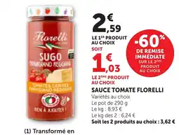 Bi1 Florelli Sauce tomate offre