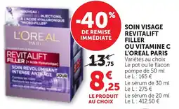 Bi1 L'ORÉAL PARIS REVITALIFT FILLER offre