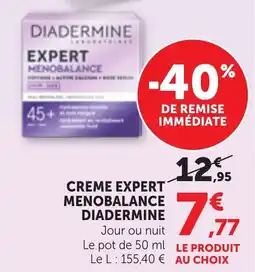 Bi1 Diadermine creme expert menobalance offre