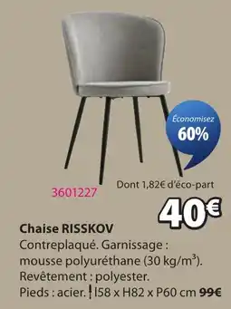 JYSK Risskov chaise offre