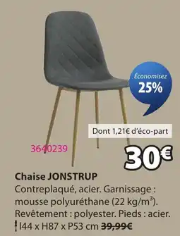 JYSK Jonstrup chaise offre