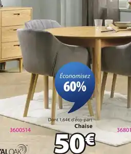 JYSK Royaloak chaise offre