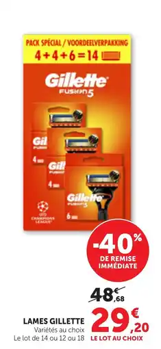 Bi1 Gillette Lames Fusion5 offre