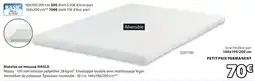 JYSK HASLA Matelas en mousse offre