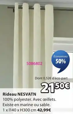 JYSK Rideau NESVATN offre