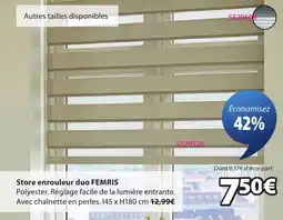 JYSK FEMRIS Store enrouleur duo offre