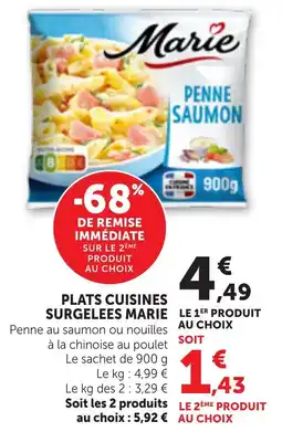 Bi1 Marie Penne Saumon offre