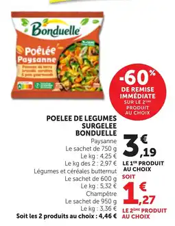 Bi1 Bonduelle Poêlée Paysanne offre